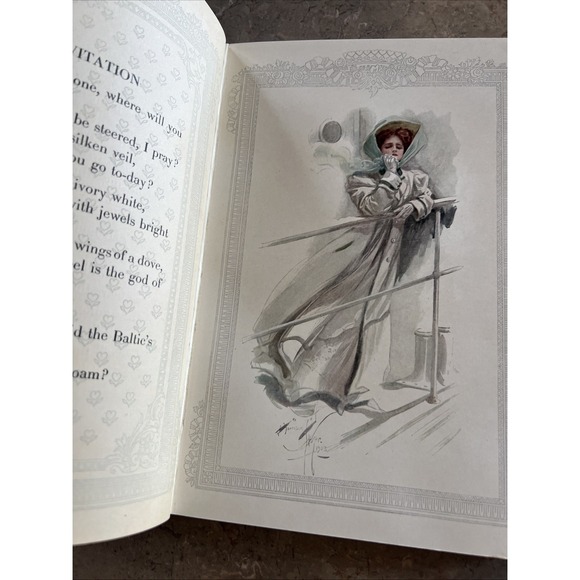 Vintage 1908 Bachelor Belles Harrison Fisher Illustrations Color Plates Book - Picture 6 of 9